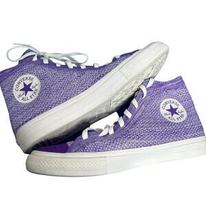 ☆ Converse All Star Chuck Taylor Purple Men’s 9 Women’s 11 (1MS)